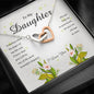 Interlocking Heart Necklace | Daughter Gift