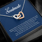 To My Soulmate, Interlocking Heart Necklace