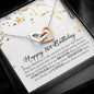 Happy 16th Birthday, Interlocking Heart Necklace