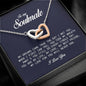 To My Soulmate, Interlocking Heart Necklace