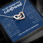 Interlocking Heart Necklace | To My Smokin Hot Girlfriend | Girlfriend Gift | Girlfriend Jewelry | Girlfriend Anniversary Gift | Best Christmas Gift Idea