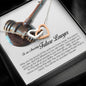 Future Lawyer Gift, Interlocking Heart Necklace