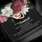 To My Soulmate, Interlocking Heart Necklace