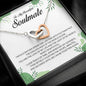 To My Beautiful Soulmate, Interlocking Heart Necklace