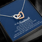 To My Soulmate, Interlocking Heart Necklace