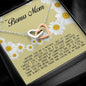 Bonus Mom Gift, Interlocking Heart Necklace