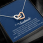 To My Soulmate, Interlocking Heart Necklace