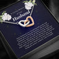 Interlocking Heart Necklace, In Loving Memory of Your Husband