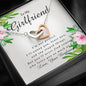 Interlocking Heart Necklace, To My Girlfriend