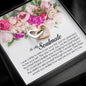 To My Soulmate, Interlocking Heart Necklace