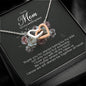 To My Mom on My Wedding Day, Interlocking Heart Necklace