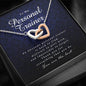 Interlocking Heart Necklace, Thank You Gift for Personal Trainer