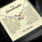 Granddaughter Gift, Interlocking Heart Necklace, Gift from Grandma