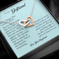 To My Girlfriend, Interlocking Heart Necklace