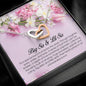 Big Sis & Lil Sis Gift, Interlocking Heart Necklace