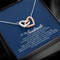 To My Soulmate, Interlocking Heart Necklace