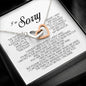 I'm Sorry Gift, Interlocking Heart Necklace