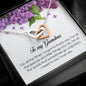 To My Grandma, Interlocking Heart Necklace