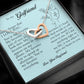 To My Girlfriend, Interlocking Heart Necklace
