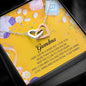 Soon to be Grandma Gift, Interlocking Heart Necklace
