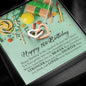 Happy 16th Birthday, Interlocking Heart Necklace