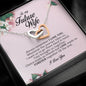 To My Future Wife, Interlocking Heart Necklace