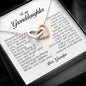 Granddaughter Gift, Interlocking Heart Necklace, Gift from Grandpa