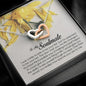 To My Soulmate, Interlocking Heart Necklace
