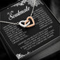 To My Soulmate, Interlocking Heart Necklace