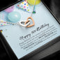 Happy 16th Birthday, Interlocking Heart Necklace