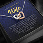 Interlocking Heart Necklace, To My Smokin' Hot Wife