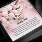 Fertility Wish Gift, Interlocking Heart Necklace