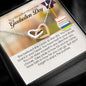 To a Beautiful Girl on Her Graduation Day, Interlocking Heart Necklace