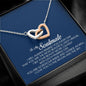 To My Soulmate, Interlocking Heart Necklace