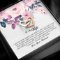 To My Wife , Interlocking Heart Necklace