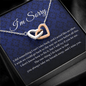 Cusotm Order 2 Interlocking Heart Necklace