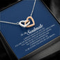 To My Soulmate, Interlocking Heart Necklace