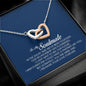 To My Soulmate, Interlocking Heart Necklace