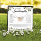 To My Beautiful Granddaughter, Interlocking Heart Necklace