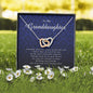 Interlocking Heart Necklace, Gift for Granddaughter from Grandma / Grandpa