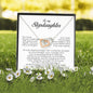 To My Stepdaughter Gift, Interlocking Heart Necklace