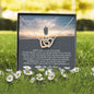 To My Wife, Interlocking Heart Necklace