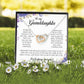 To My Granddaughter, Interlocking Heart Necklace