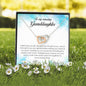 To My Amazing Daughter, Interlocking Heart Necklace