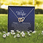 Happy 55th Anniversary, Interlocking Heart Necklace