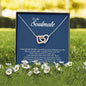 To My Soulmate, Interlocking Heart Necklace