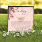 Apology Gift for Her, Interlocking Heart Necklace