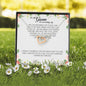 To My Husband on Wedding Day, Interlocking Heart Necklace
