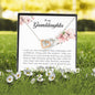 To My Beautiful Granddaughter, Interlocking Heart Necklace
