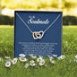 To My Soulmate, Interlocking Heart Necklace